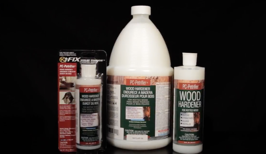 PC Products PC-Products PC-Woody Wood Repair Epoxy Paste, Two-Part 12 oz,  and PC-Petrifier Wood Hardener 16 oz, Kit