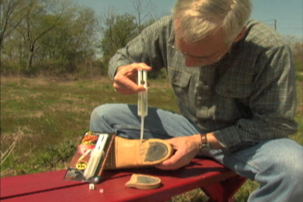 Shoe Heel Repair - Prep